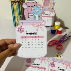Calendário de mesa