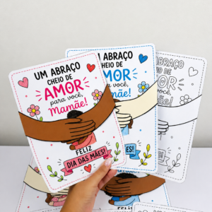 Cartão abraço mamãe