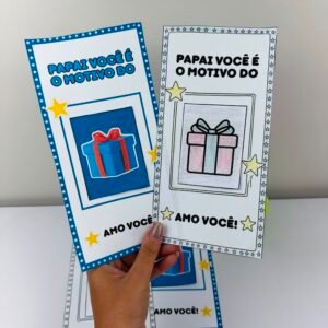 cartão sorriso papai
