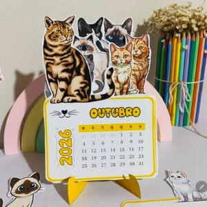 Calendário gatos