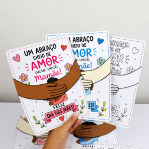 Cartão abraço mamãe
