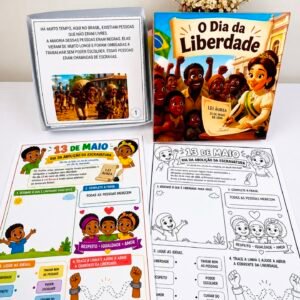 Abolição da escravatura caixa de história