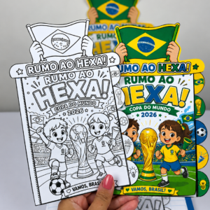 Mini livro copa do mundo