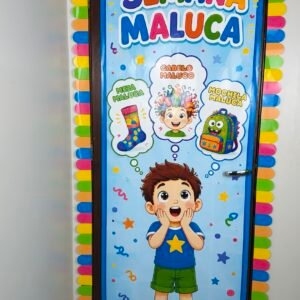Painel de Porta Semana Maluca